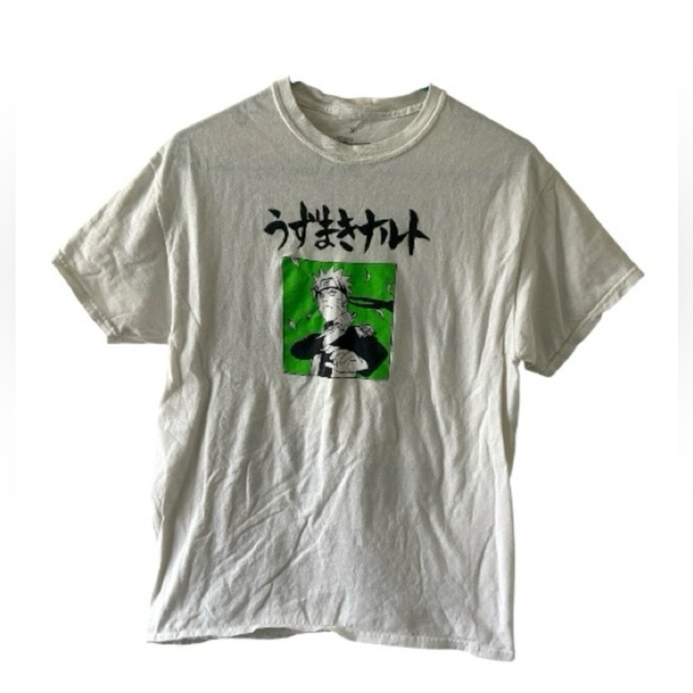 Naruto Graphic T-Shirt Size Medium Anime Tee White